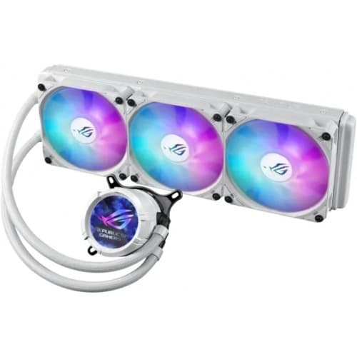 Asus Rog Strix LC III 360 v2 Υδρόψυξη AIO CPU με 3 Ανεμιστήρες 120mm και ARGB Φωτισμό Λευκή 5