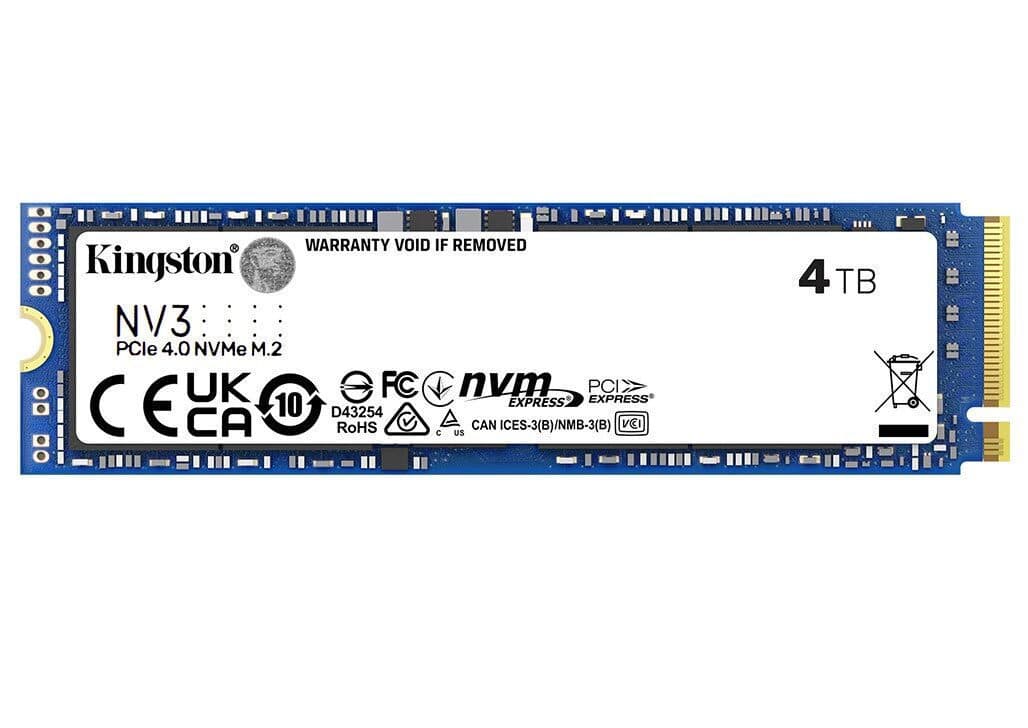 Kingston Nv3 SSD 4TB τύπου M.2 με σύνδεση PCI Express 4.0 (PS5 Compatible) SNV3S/4000G 2