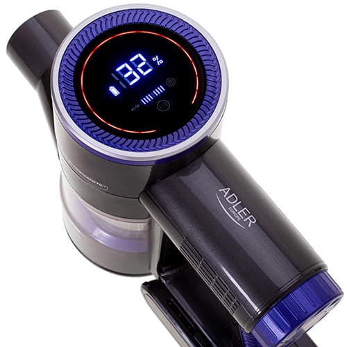 Adler AD 7061 Επαναφορτιζόμενη Σκούπα Stick 22.2V Μαύρη 2