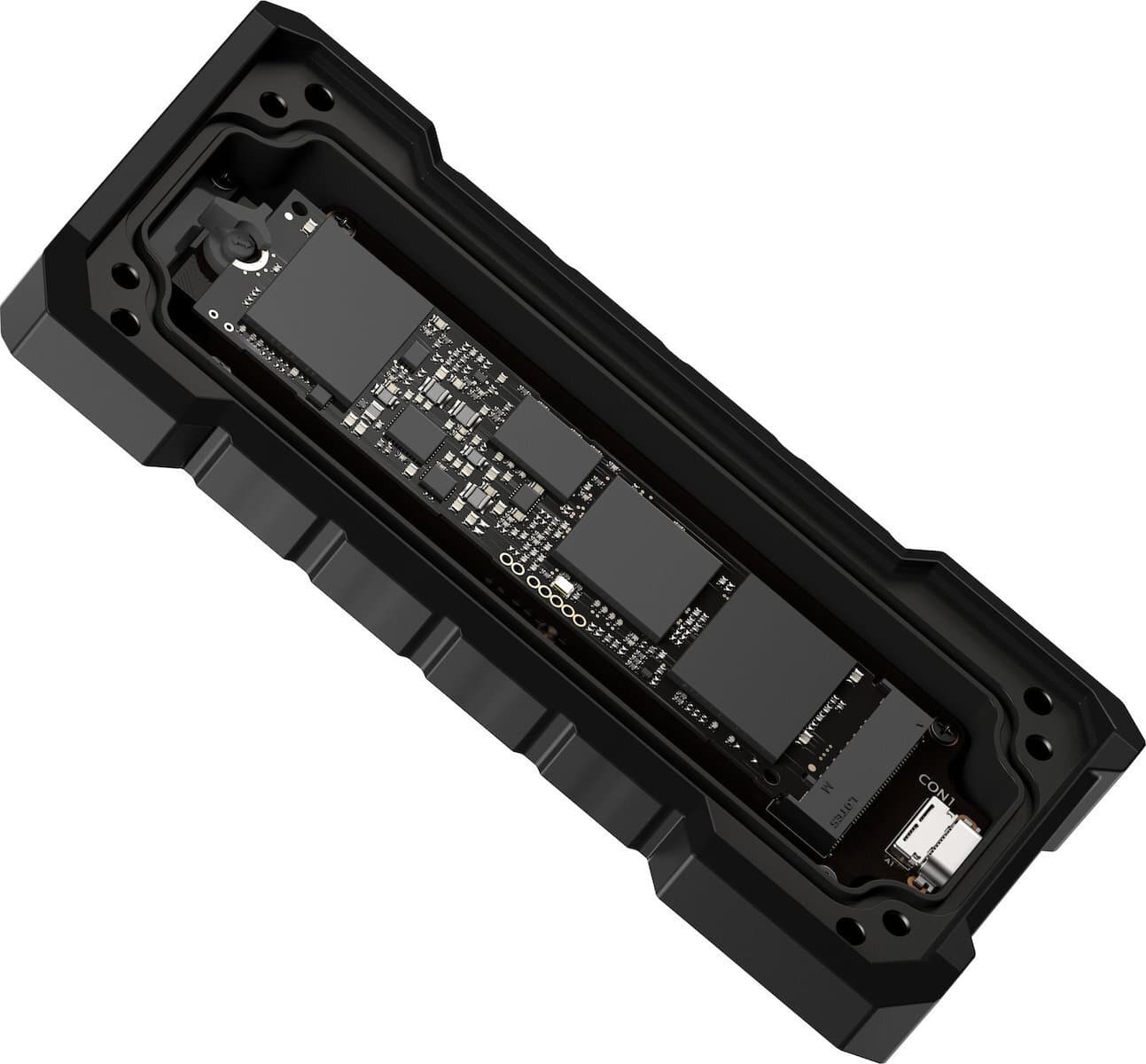Asus Tuf Gaming A2 Θήκη για Σκληρό Δίσκο M.2 PCI Express NVME με σύνδεση Type-C 90DD02X0-M09000 6