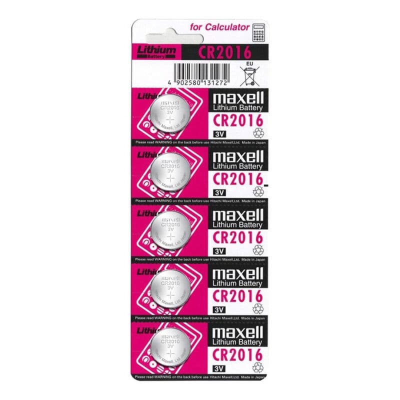 Maxell Hologram Μπαταρίες Λιθίου Ρολογιών CR2016 3V 5τμχ 4