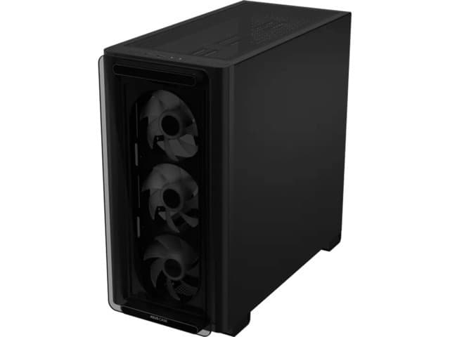 Asus A23 Plus Gaming Midi Tower Κουτί Υπολογιστή με Πλαϊνό Παράθυρο και RGB Φωτισμό Μαύρο 9