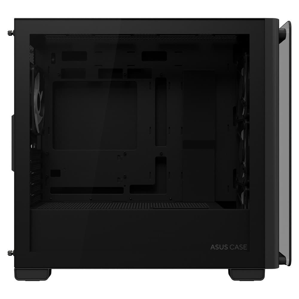 Asus A23 Plus Gaming Midi Tower Κουτί Υπολογιστή με Πλαϊνό Παράθυρο και RGB Φωτισμό Μαύρο 2