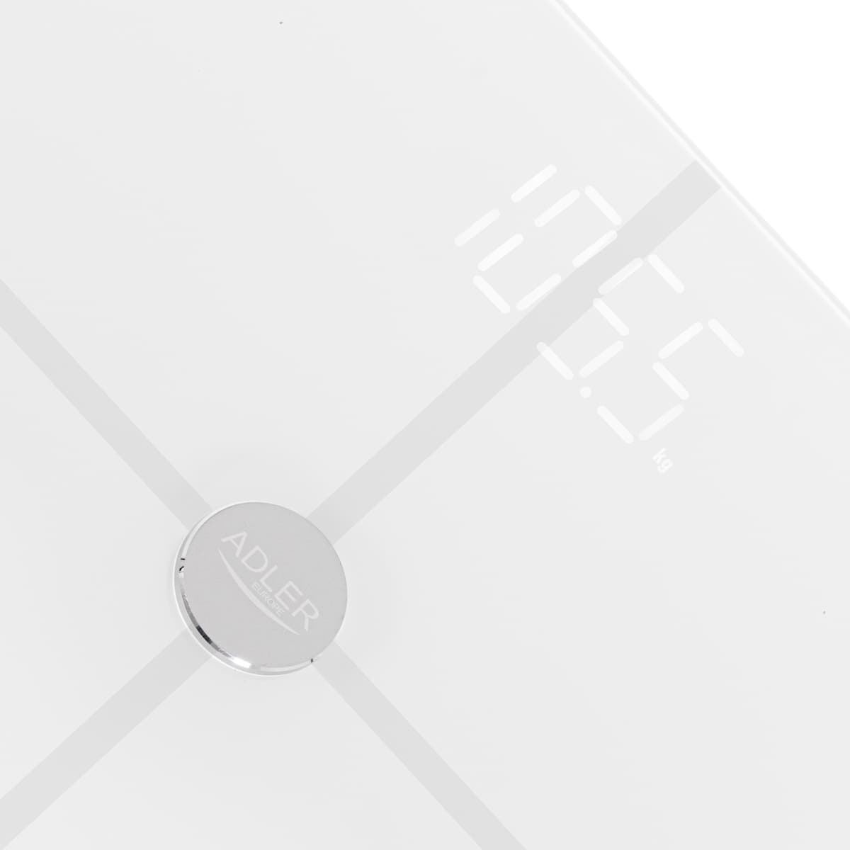 Adler Ψηφιακή Ζυγαριά 180kg Λευκή AD 8187 5