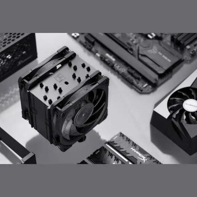 Noctua NH-U12A chromax.black Ψύκτρα Επεξεργαστή Διπλού Ανεμιστήρα για Socket AM4/AM5/1200/115x/1700 7