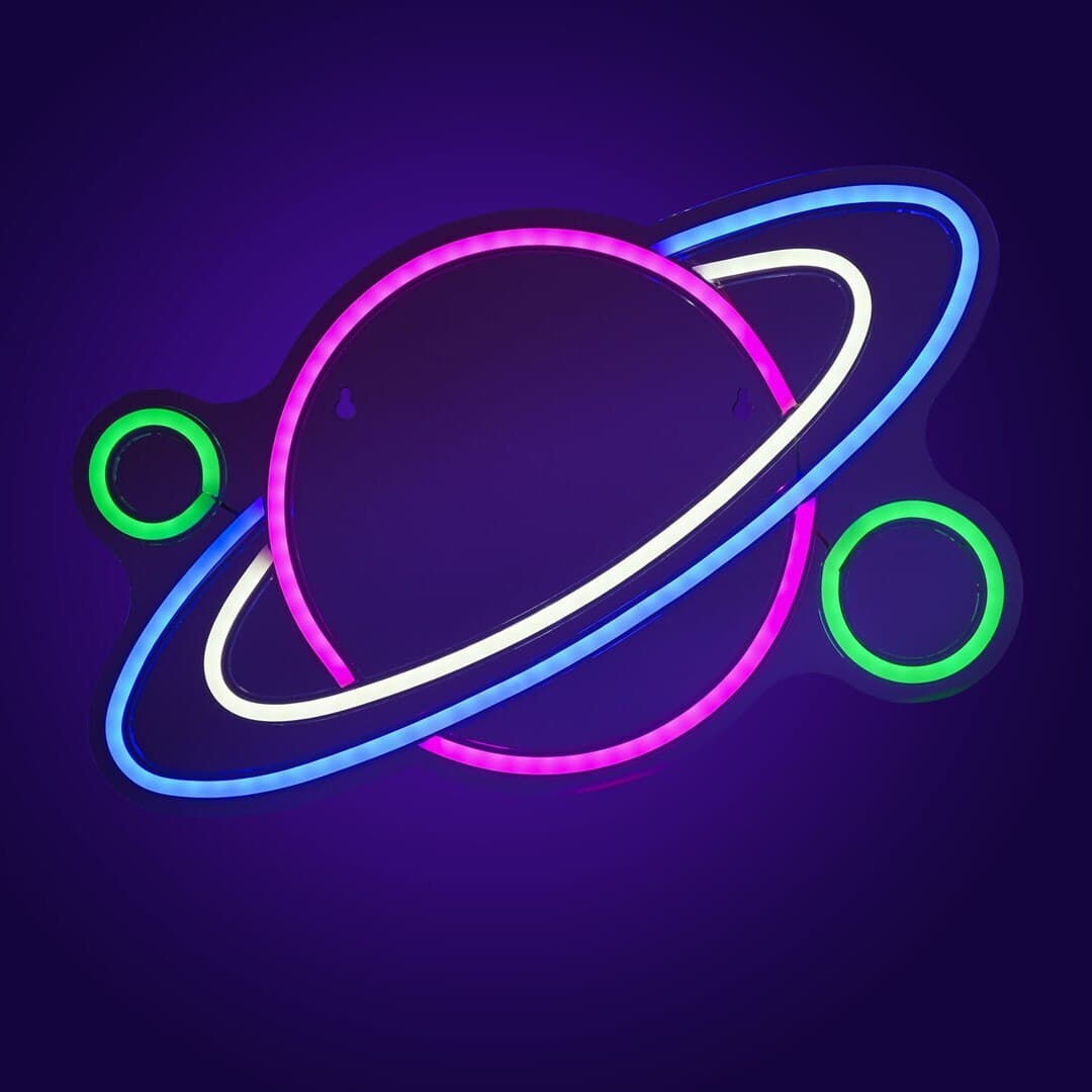 Active Jet Neon Διακοσμητικό Φωτιστικό LED AJE-NEON PLANET