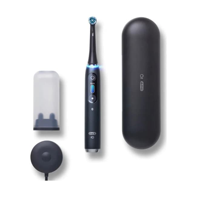 Oral-B iO Series 9 Ηλεκτρική Οδοντόβουρτσα με Αισθητήρα Πίεσης και Θήκη Ταξιδίου Black Onyx