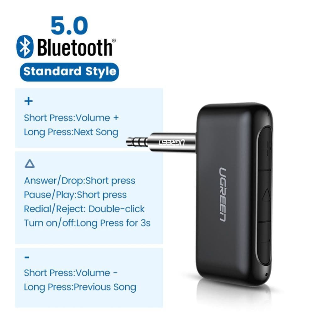 Ugreen Bluetooth Αυτοκινήτου CM276 για το Ηχοσύστημα (AUX / Audio Receiver) 70303 4