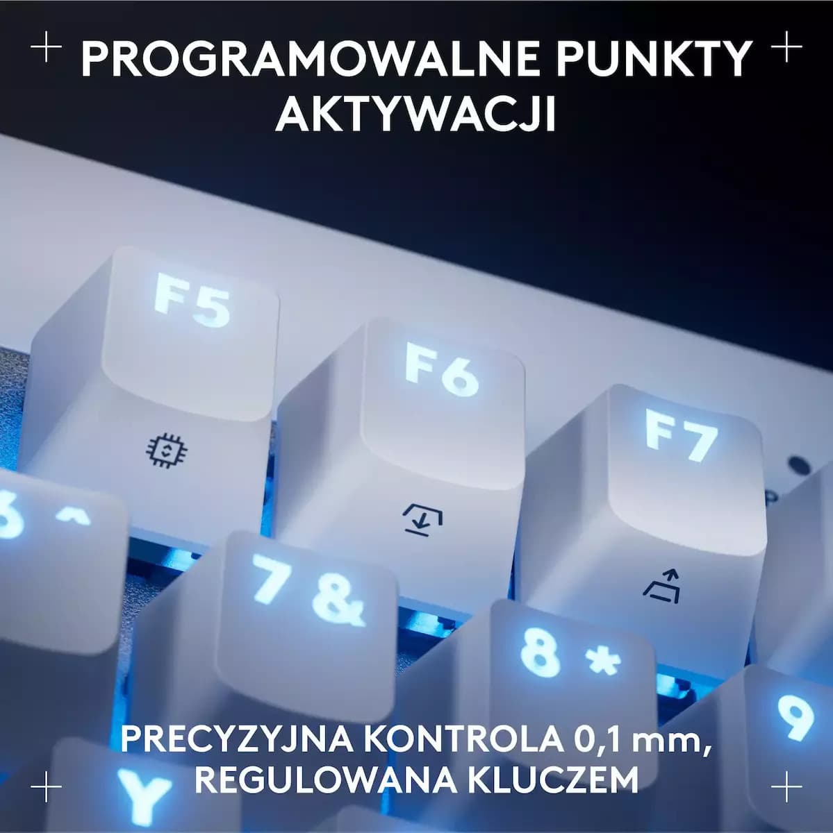 Logitech Pro X TKL Ηall Effect Gaming Πληκτρολόγιο Tenkeyless με Magnetic διακόπτες και RGB φωτισμό (Αγγλικό US) Λευκό 4