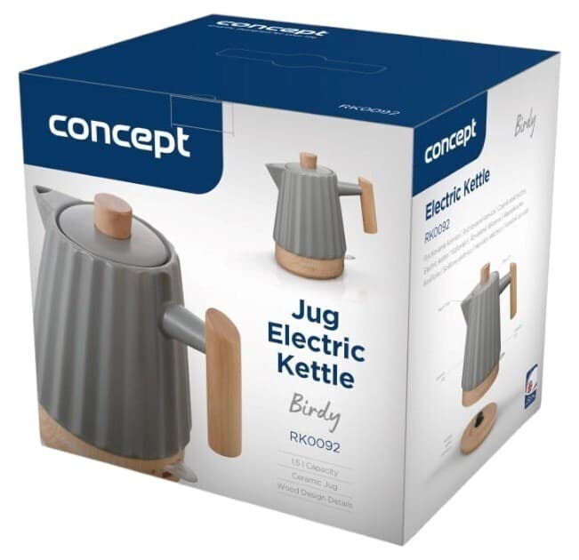 Concept Βραστήρας 1.5lt 1500W Dark Gray RK0092 3
