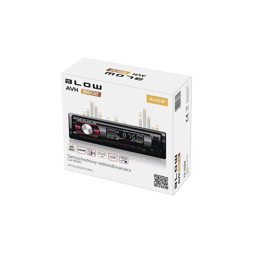 Blow AVH-8602 Ραδιόφωνο Αυτοκινήτου 1 DIN (USB) 78-268# 4