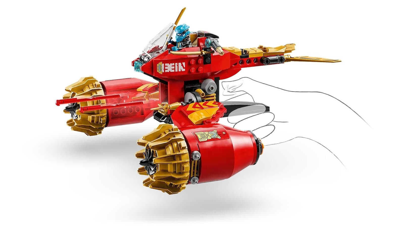 LEGO Ninjago Kai's Mech Storm Rider για 7+ Ετών 333τμχ 71830 5