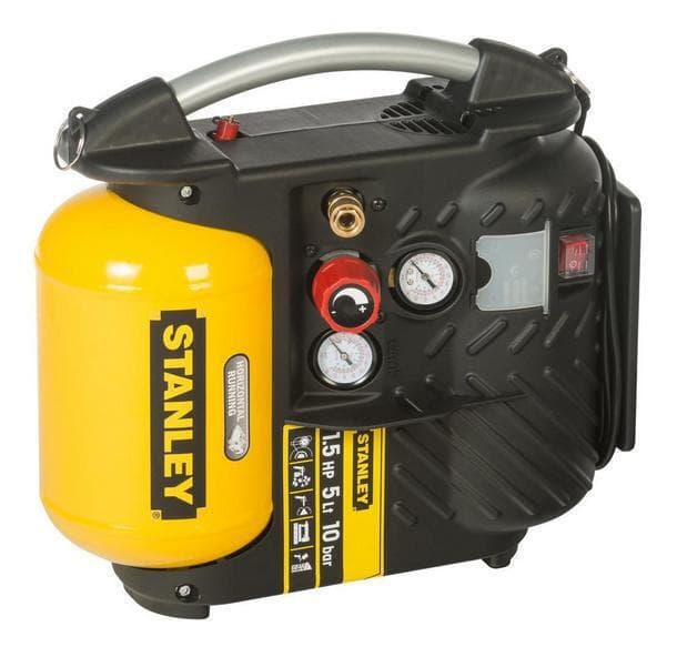 Stanley Κομπρεσέρ Αέρος με Ισχύ 1.5hp και Αεροφυλάκιο 5lt 5