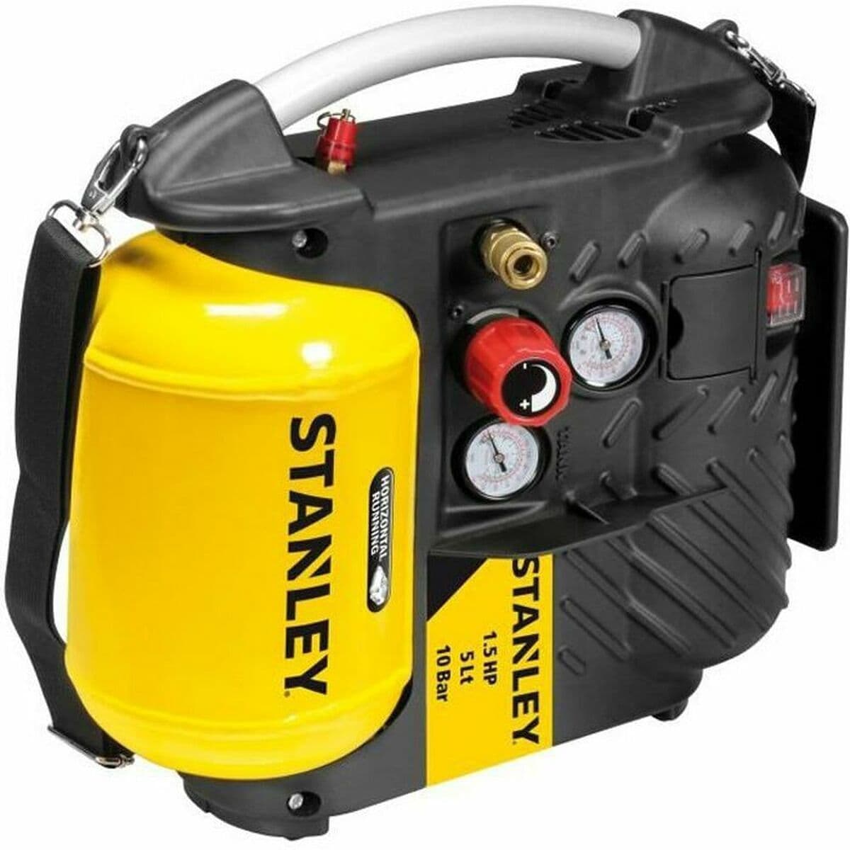 Stanley Κομπρεσέρ Αέρος με Ισχύ 1.5hp και Αεροφυλάκιο 5lt 4