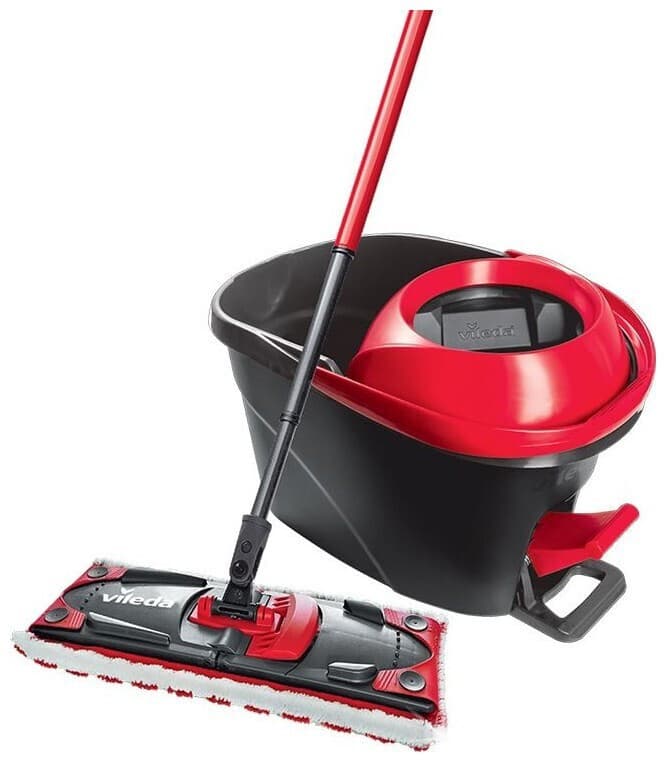 Vileda Ultramax Turbo Microfibre 2in1 Περιστρεφόμενη Παρκετέζα 163425 3