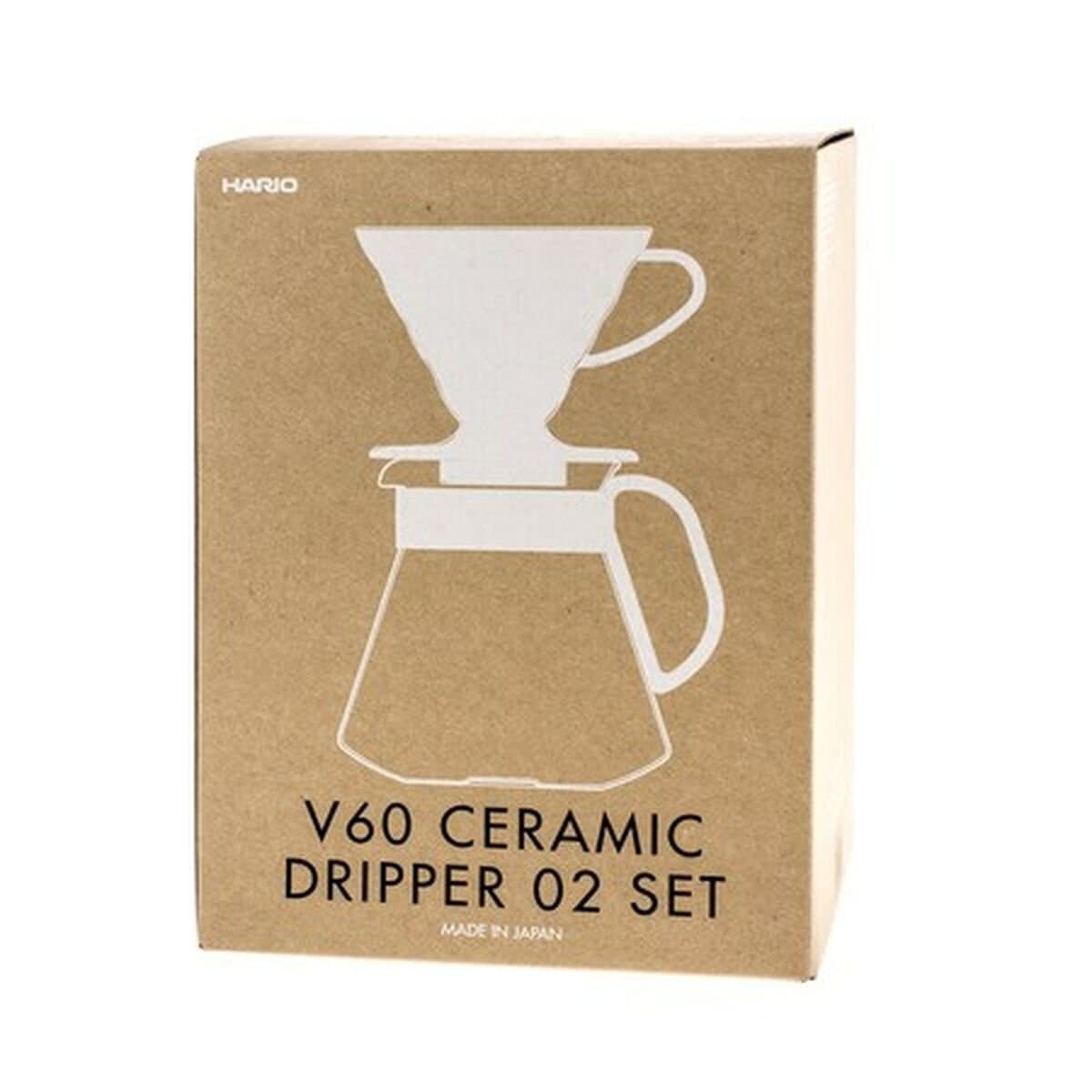 Hario V60 Pour Over Set Πλαστικό Λευκό 140x121x210mm για 4 φλιτζάνια XVDD-3012W 4