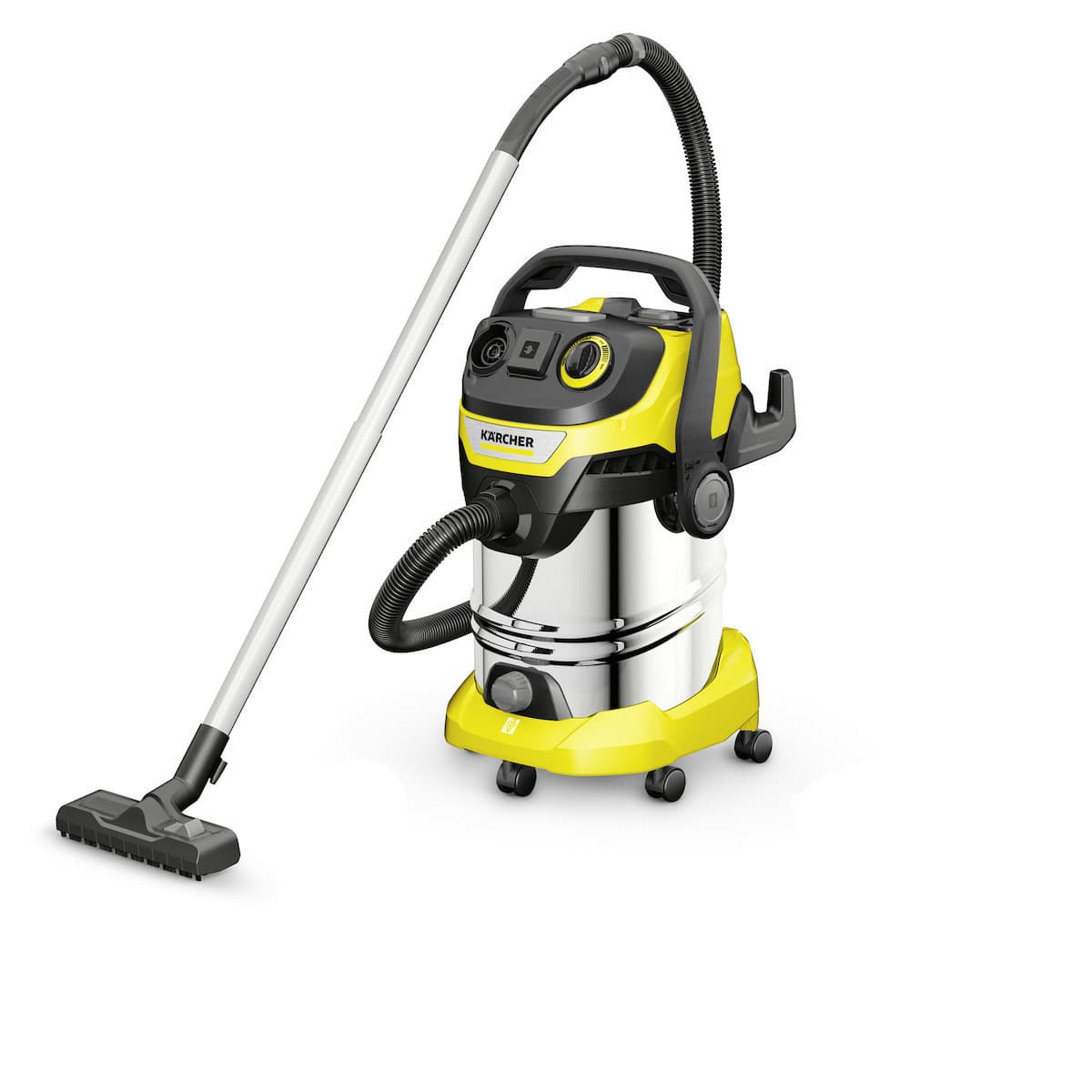 Karcher WD 6 P S V Σκούπα Υγρών / Στερεών 1300W με Ανοξείδωτο Κάδο 30lt