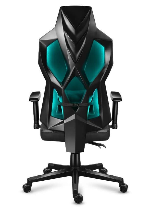 Huzaro Combat 6.2 Υφασμάτινη Καρέκλα Gaming με Ρυθμιζόμενα Μπράτσα και RGB Φωτισμό Μαύρη 2
