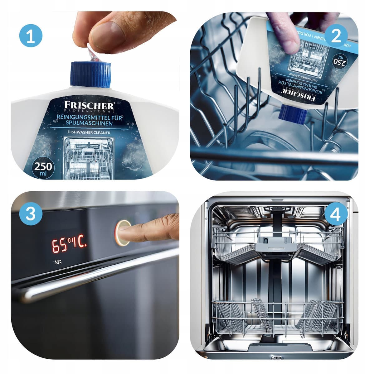Frischer Υγρό Καθαριστικό Πλυντηρίου Πιάτων 250ml FR00020_250 4