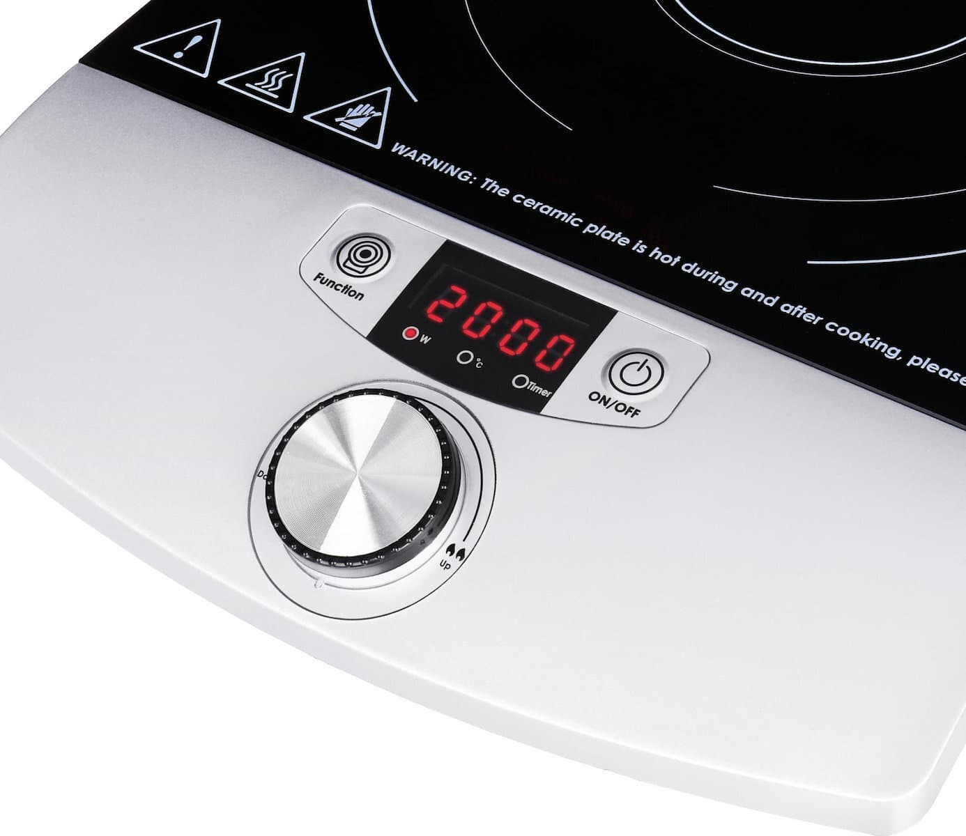 Adler CR 6515 Επιτραπέζια Εστία Επαγωγική Μονή Μαύρη 3