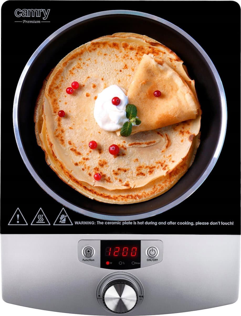 Adler CR 6515 Επιτραπέζια Εστία Επαγωγική Μονή Μαύρη 5