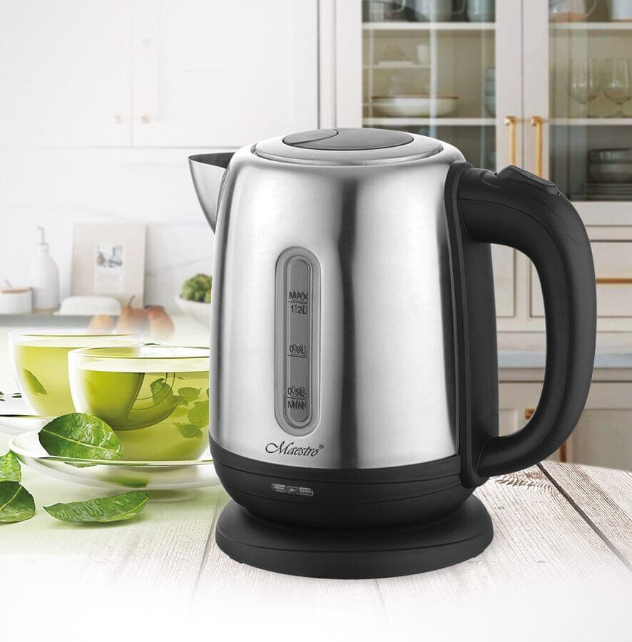 Maestro Βραστήρας 1.2lt 1630W Ασημί MR-027 2