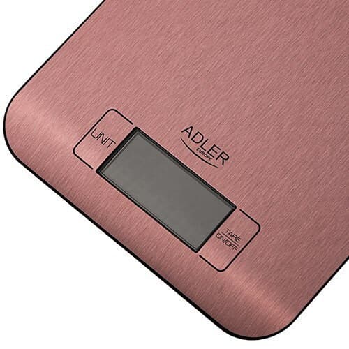Adler Ψηφιακή Ζυγαριά Κουζίνας έως 5kg Ροζ AD 3183c 8