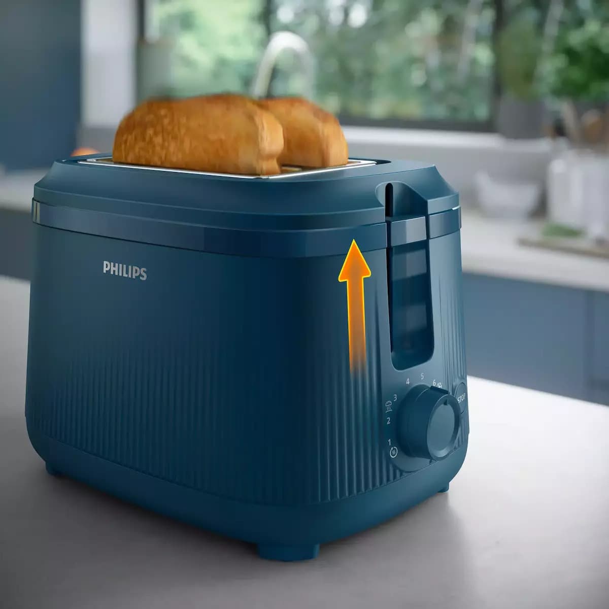 Philips 3000 Series HD2511/70 Φρυγανιέρα 2 Θέσεων 900W Μπλε 11