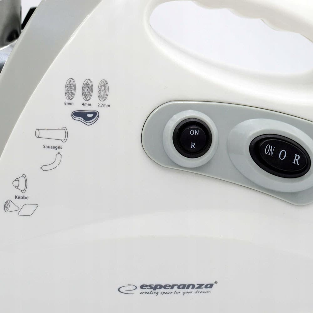 Esperanza EKM012E Μηχανή Άλεσης Κιμά 600W Λευκή 5