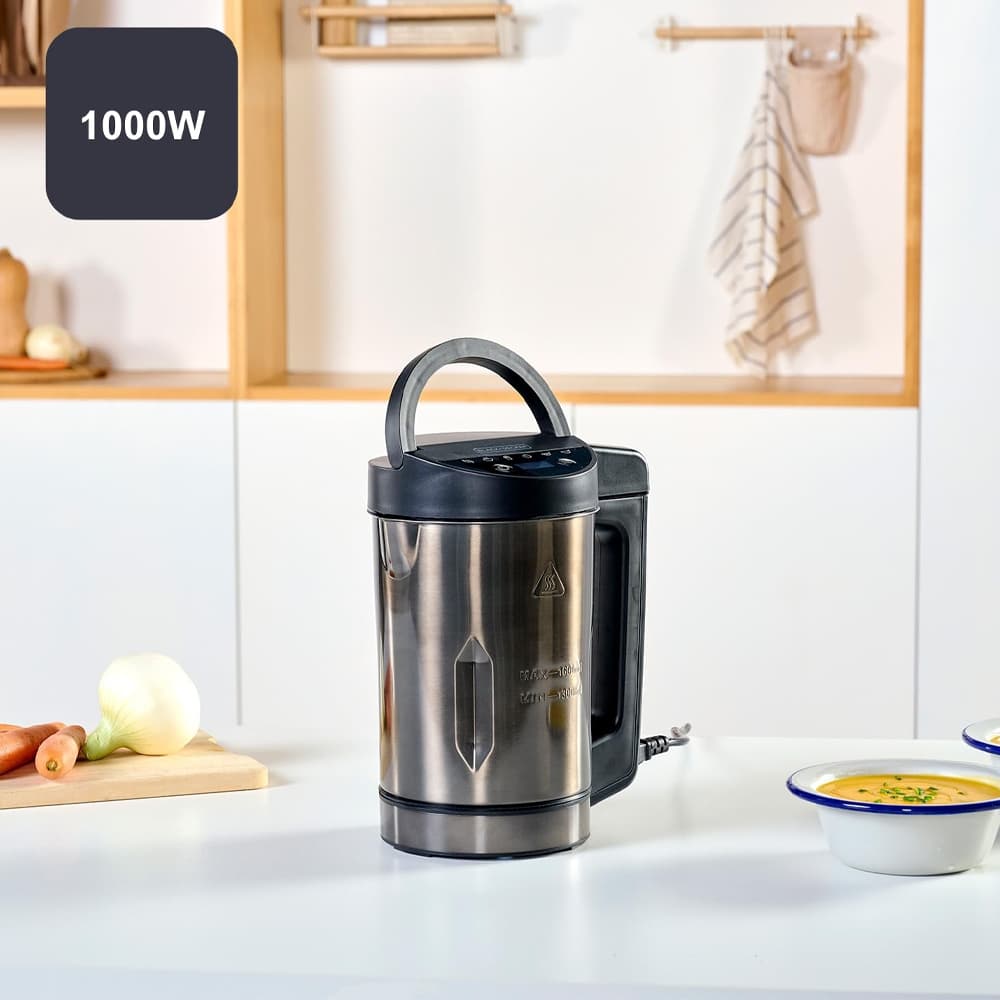 Black & Decker BXSM1000E ES9250090B Θερμομάγειρας 1040W με Χωρητικότητα 1.6lt Ασημί 7