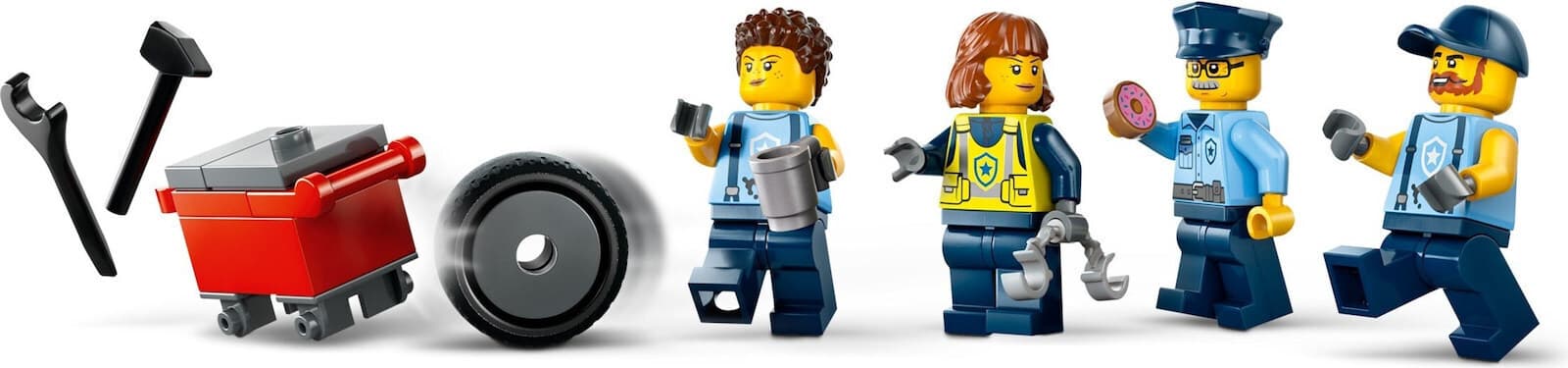LEGO City Custom Police Car Garage για 6+ Ετών 489τμχ 60457 3