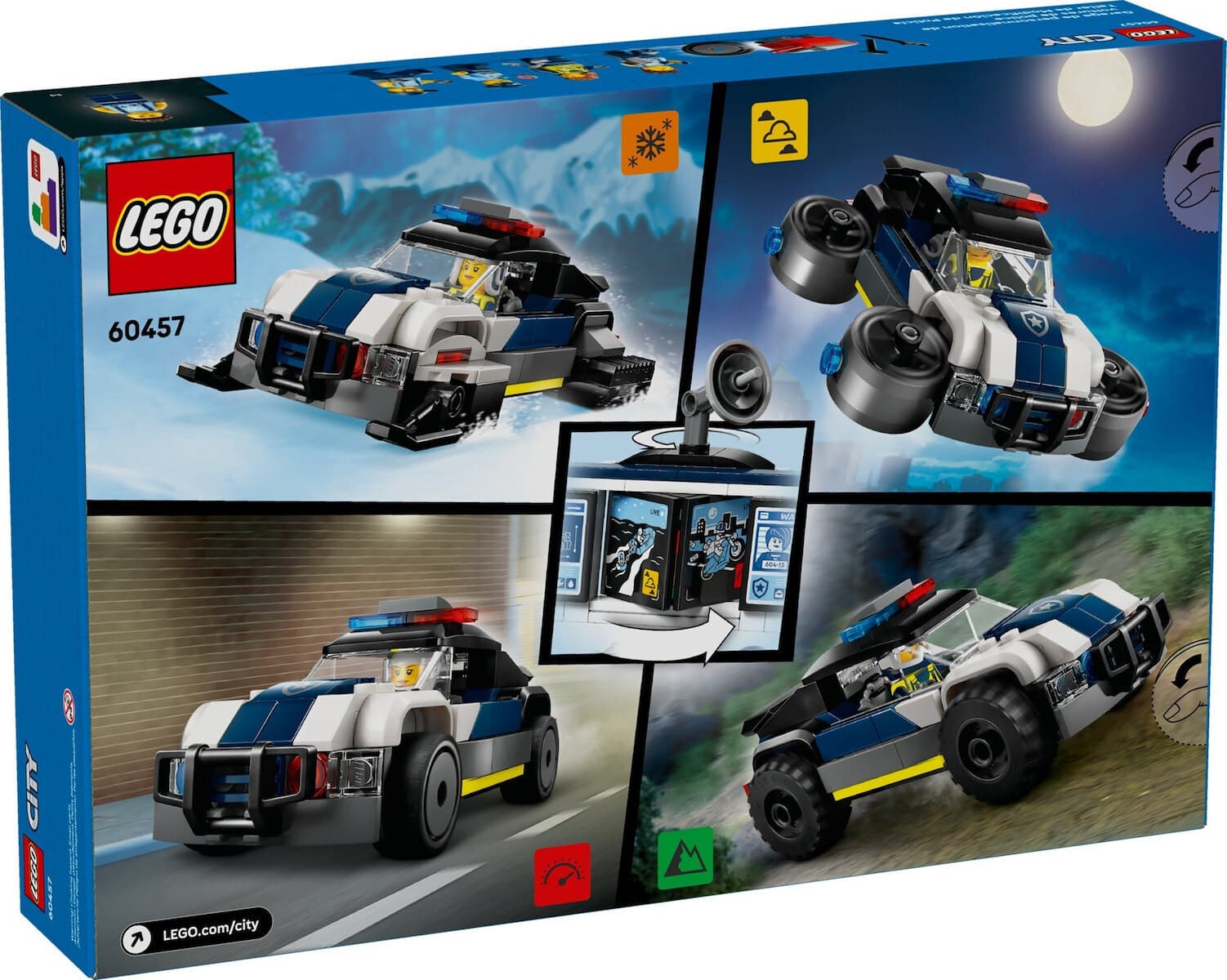 LEGO City Custom Police Car Garage για 6+ Ετών 489τμχ 60457 6