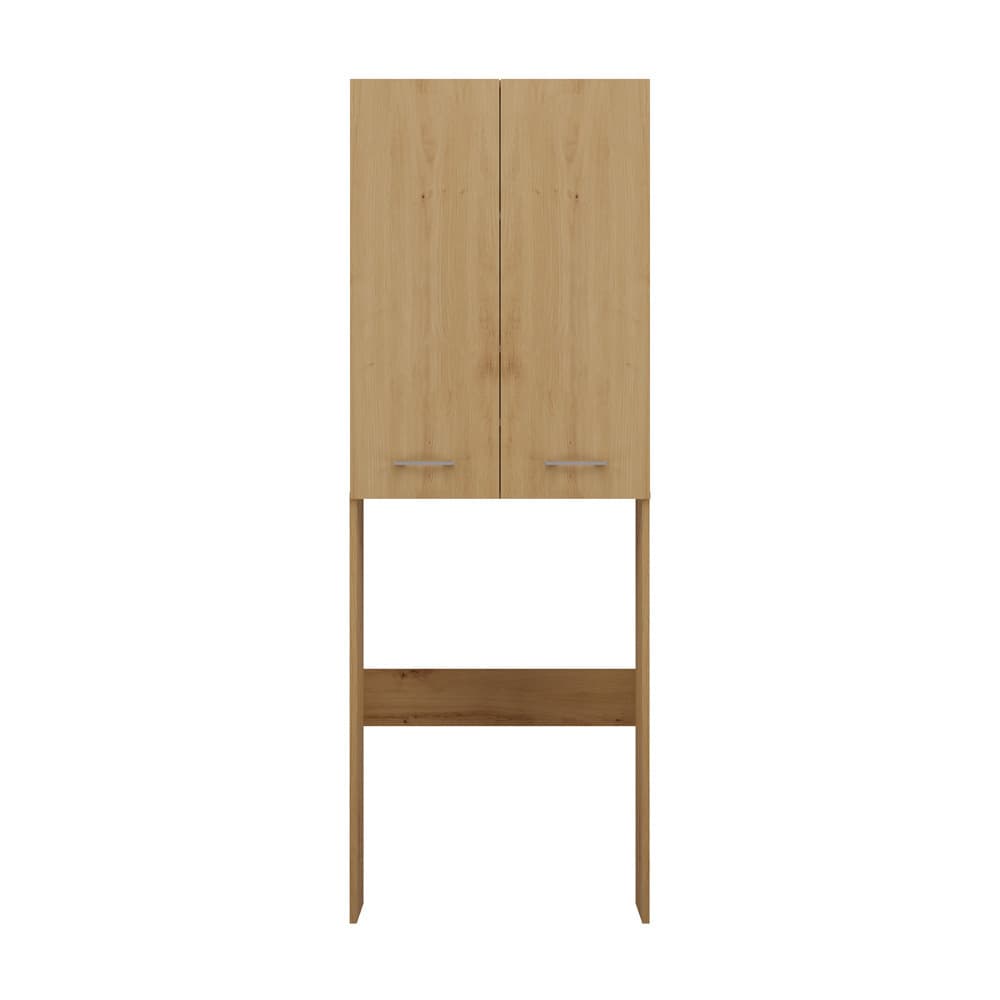 Topeshop Pola DD Ντουλάπι Μπάνιου Πλυντηρίου 64x30x183cm Oak 4