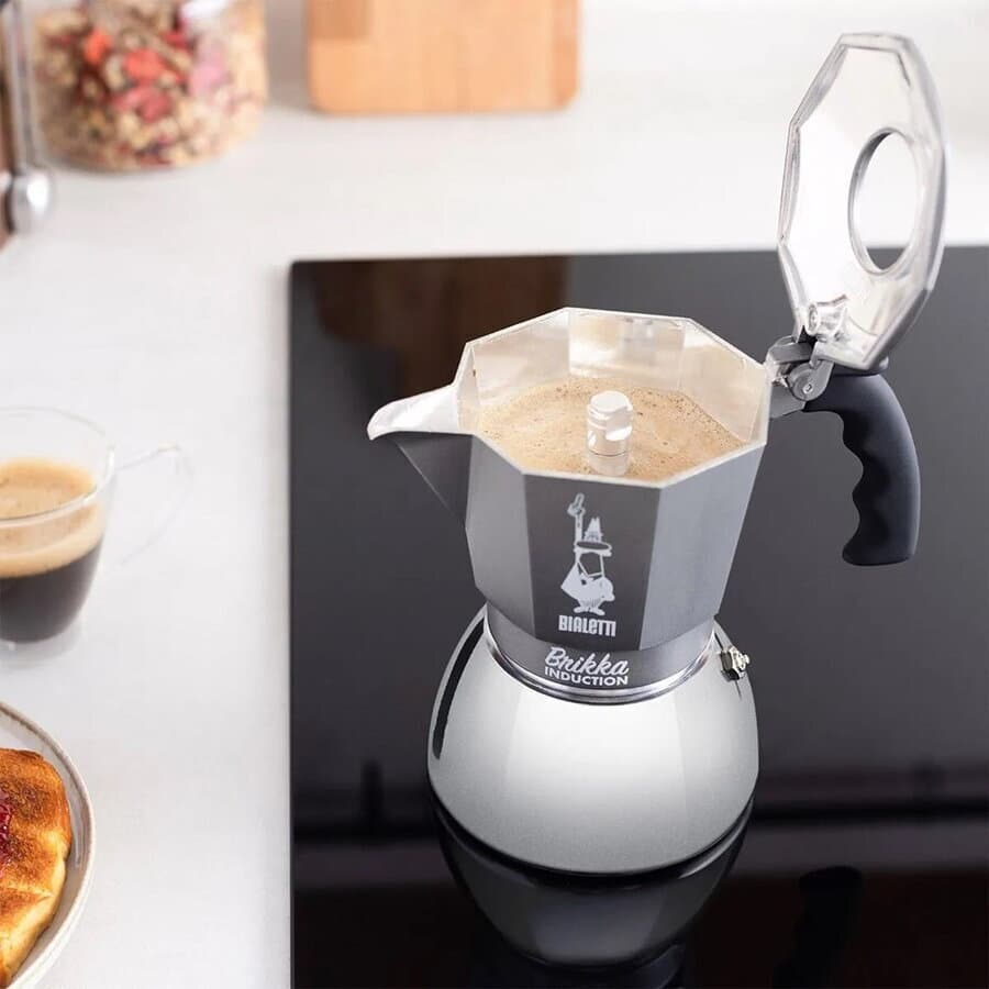 Bialetti Μπρίκι Espresso 4cups Γκρι 3