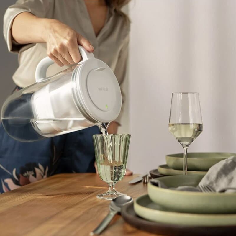 Brita Maxtra Κανάτα Σερβιρίσματος Γυάλινη White με Φίλτρο 2500ml 1050452 6