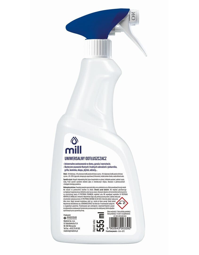 Mill Clean Universal Degreaser Greasy Stains 555 Ml