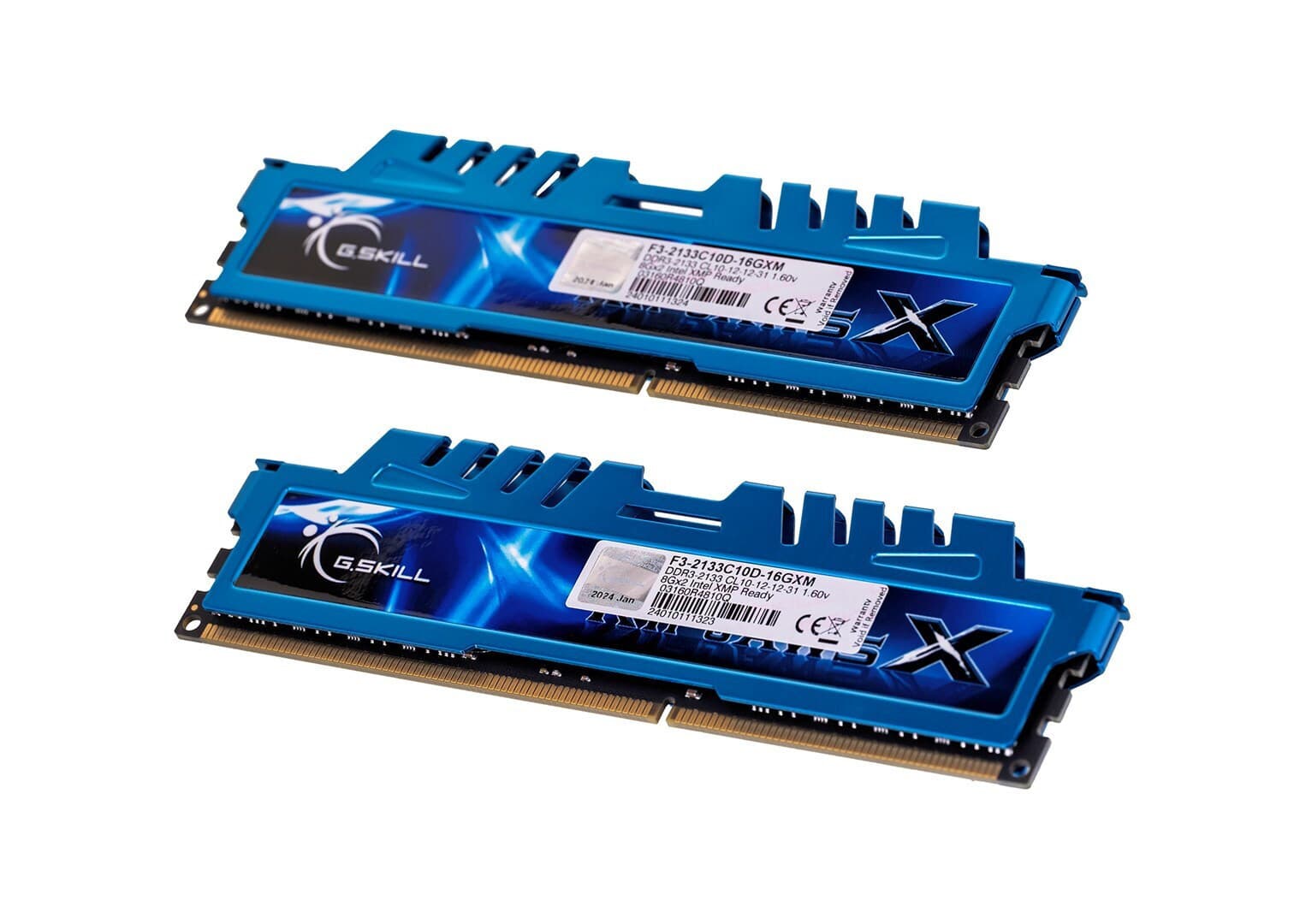 G.Skill RipjawsX DDR3 16GB RAM με 2x8GB Modules και Ταχύτητα 2133 για Desktop F3-2133C10D-16GXM 7