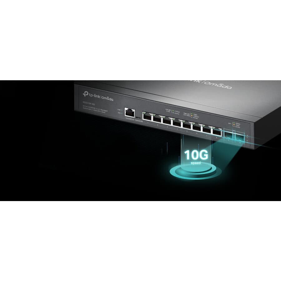 TP-LINK SG3210X-M2 v1 Managed L2 Switch με 8 Θύρες Ethernet και 2 SFP Θύρες 4