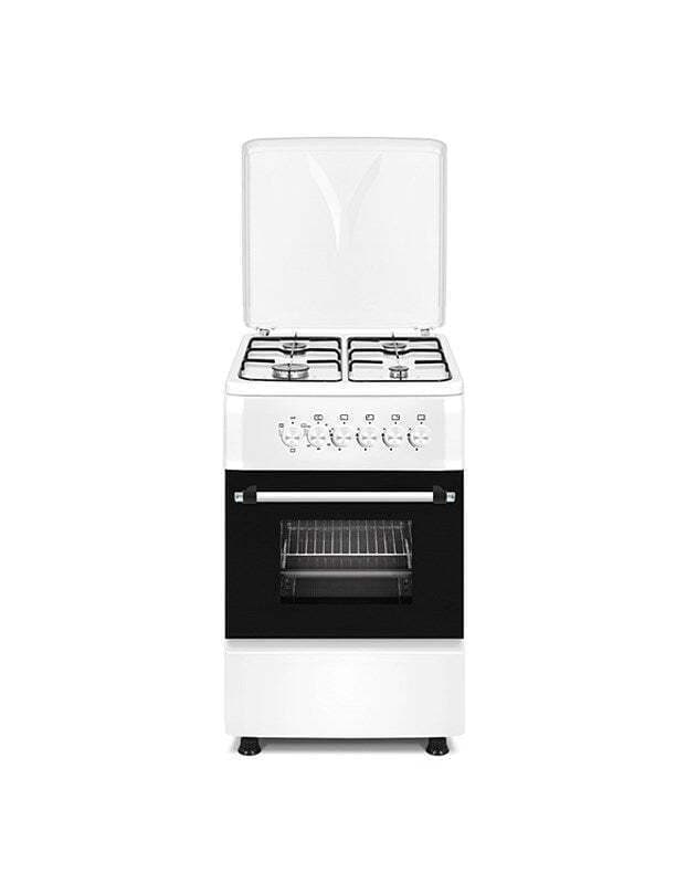 Ravanson KWGE-K550 Κουζίνα 70lt με Εστίες Φυσικού Αερίου Π50εκ. Λευκή 2