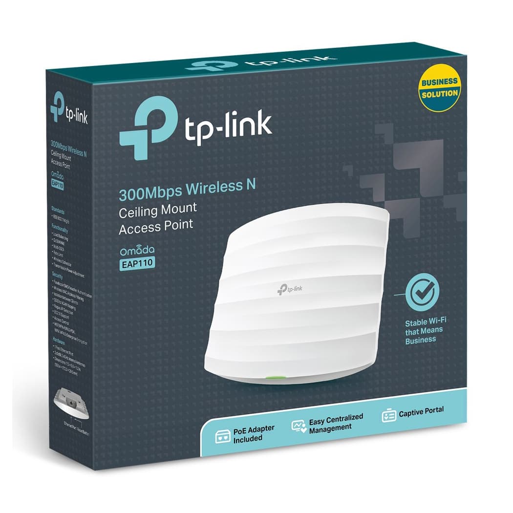 TP-LINK EAP110 v1 Access Point Wi‑Fi 4 Single Band (2.4GHz) 7