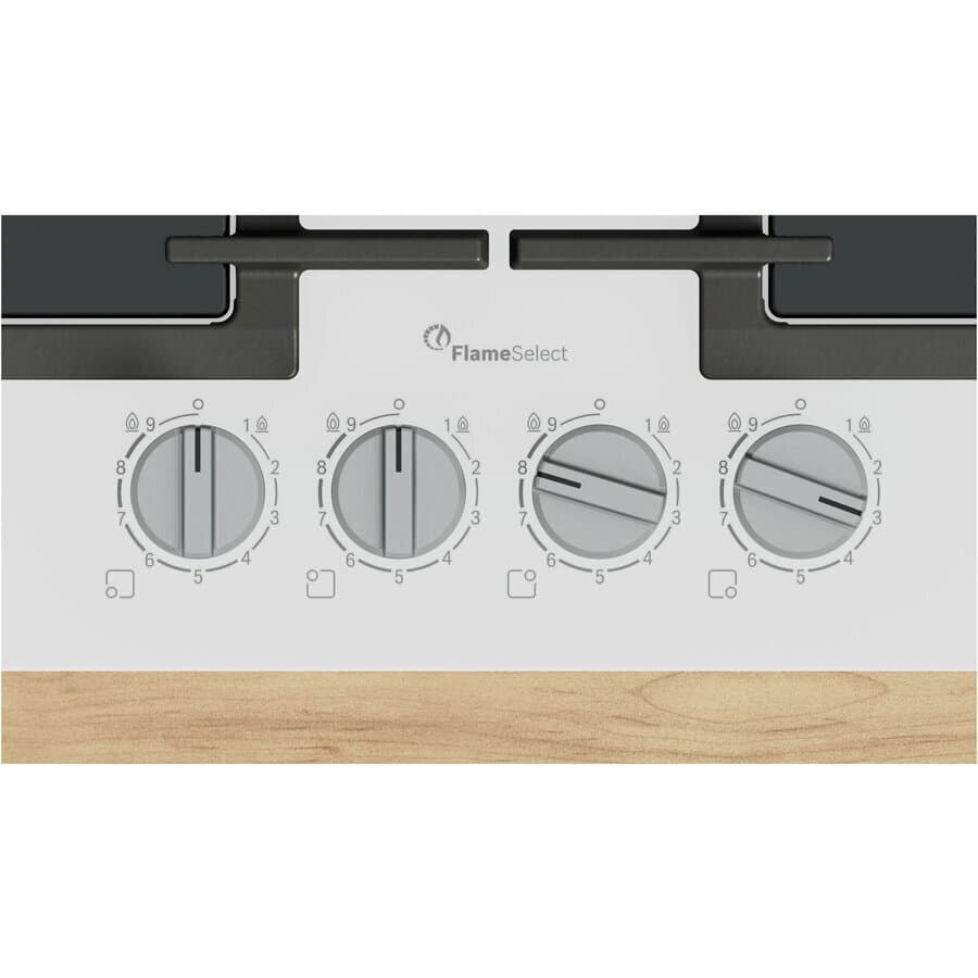 Bosch Serie 6 Εστία Φυσικού Αερίου Αυτόνομη 60x52εκ. Λευκή PPP6A2I40 2