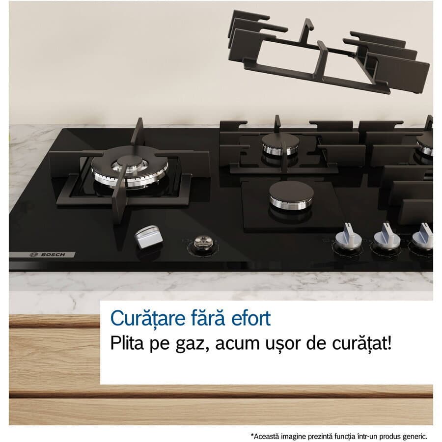 Bosch Serie 8 Domino Εστία Φυσικού Αερίου Αυτόνομη 30x52εκ. PRB3A6I40 7