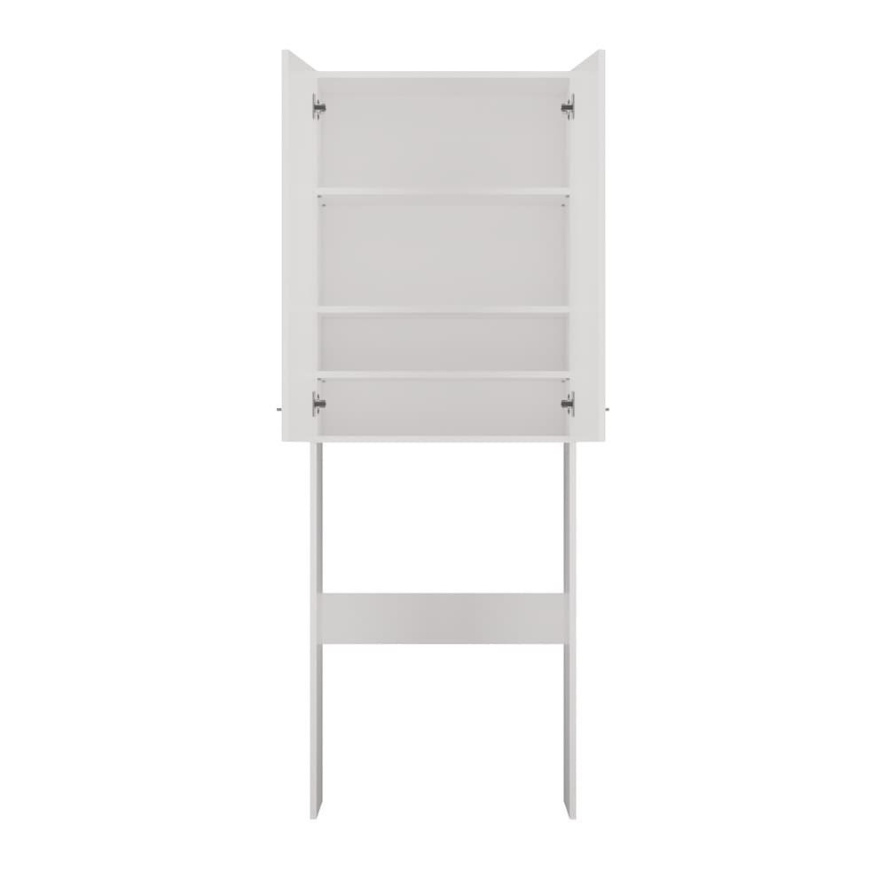 Topeshop Pola DD Ντουλάπι Μπάνιου Πλυντηρίου 64x30x183cm Λευκό 8