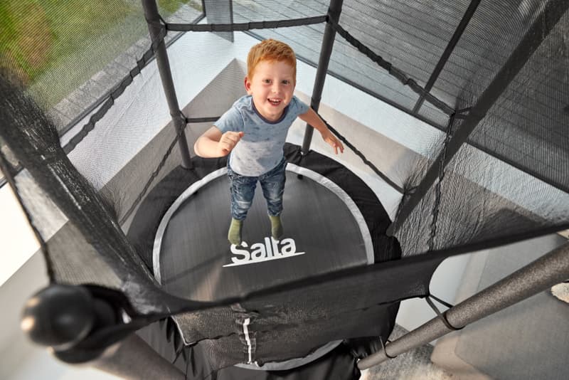 Salta Junior Standard 5426A Τραμπολίνο Παιδικό Διαμέτρου 140εκ. με Προστατευτικό Δίχτυ Μαύρο 5