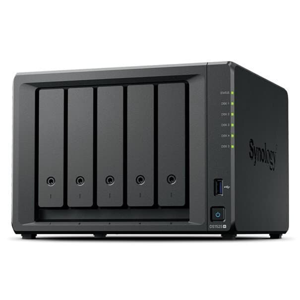Synology DiskStation DS1525+ NAS Tower με 5 θέσεις για HDD/M.2/SSD και 2 θύρες Ethernet 4