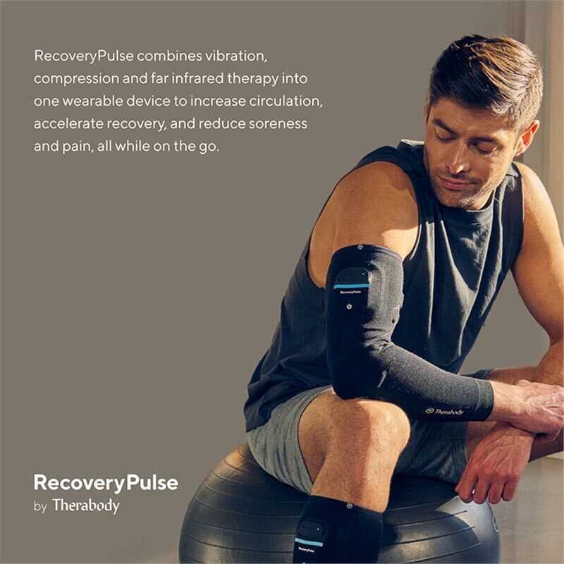 Therabody RecoveryPulse Συσκευή Μασάζ Ηλεκτροθεραπείας για το Σώμα με Δόνηση Μαύρη TB02752-01 4