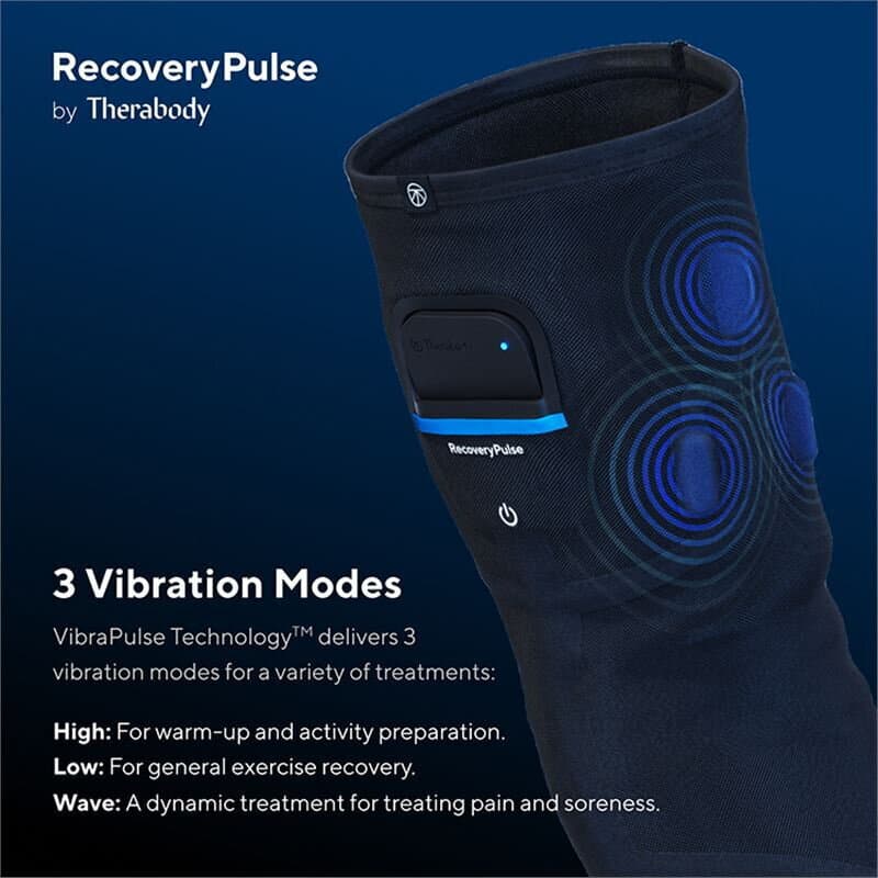 Therabody RecoveryPulse Συσκευή Μασάζ Ηλεκτροθεραπείας για το Σώμα με Δόνηση Μαύρη TB02752-01 5