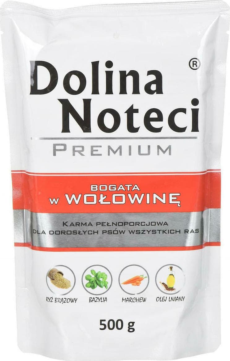 Dolina Noteci Premium Υγρή Τροφή Σκύλων σε Φακελάκι με Βοδινό και Χοιρινό χωρίς Γλουτένη 500gr 2