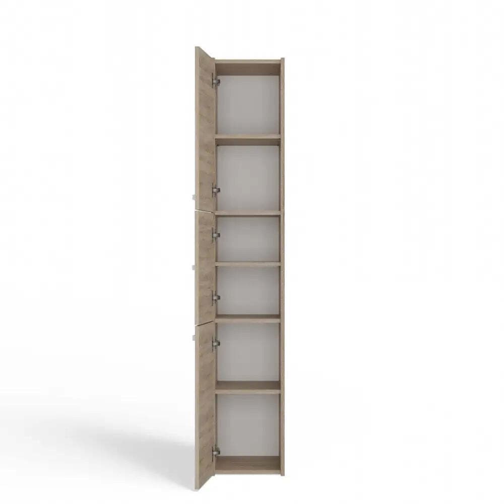Topeshop S33 Στήλη Μπάνιου Τοίχου Μ30xΒ30xΥ170cm Sonoma 6
