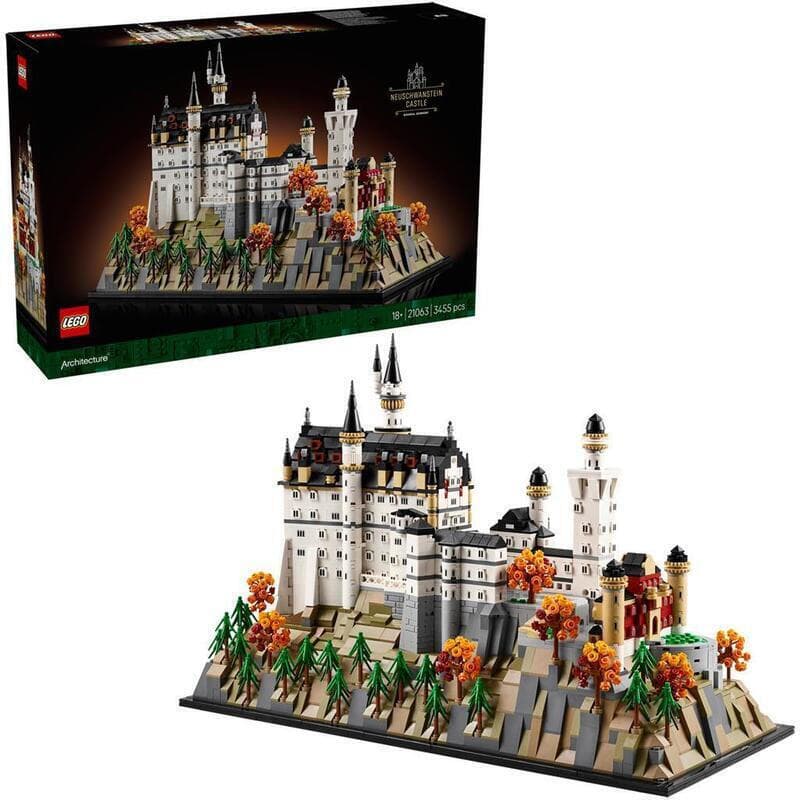 LEGO Architecture Neuschwanstein Castle για 18+ Ετών 3455τμχ 21063 3